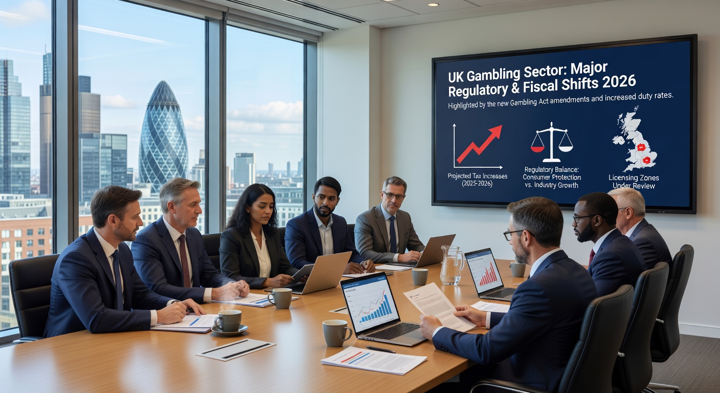 Collage of UK betting operators' logos including bet365, Entain, Flutter, and BetMGM alongside graphs depicting declining sponsorship spends and rising black market shares
