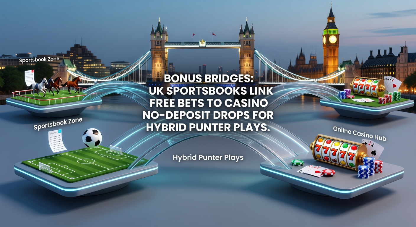Screenshot of a UK betting app dashboard displaying a free bet notification bridged to an active casino no-deposit spin offer, with progress trackers visible