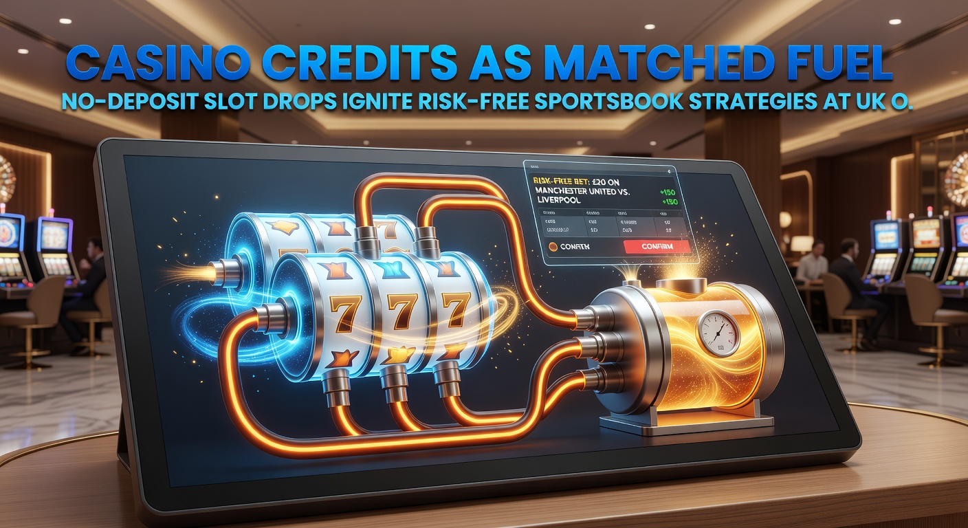 Screenshot of a UK betting app dashboard showing no-deposit slot credits converting to sportsbook free bets, with matched lay bets visible on an exchange interface