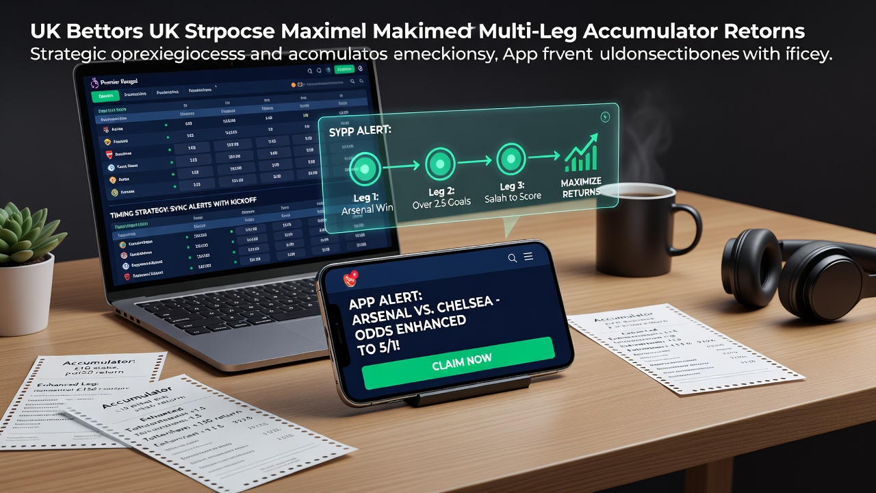 UK bettors checking accumulator boosts on mobile apps with real-time notifications
