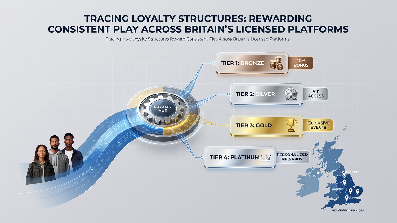 Loyalty program interface displayed on a UK betting app showing tier progression and point accumulation for regular users
